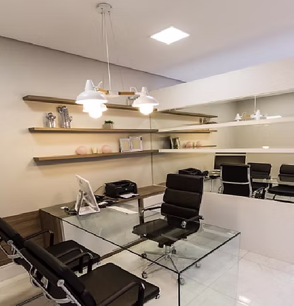 Ambiente do consultório em Curitiba